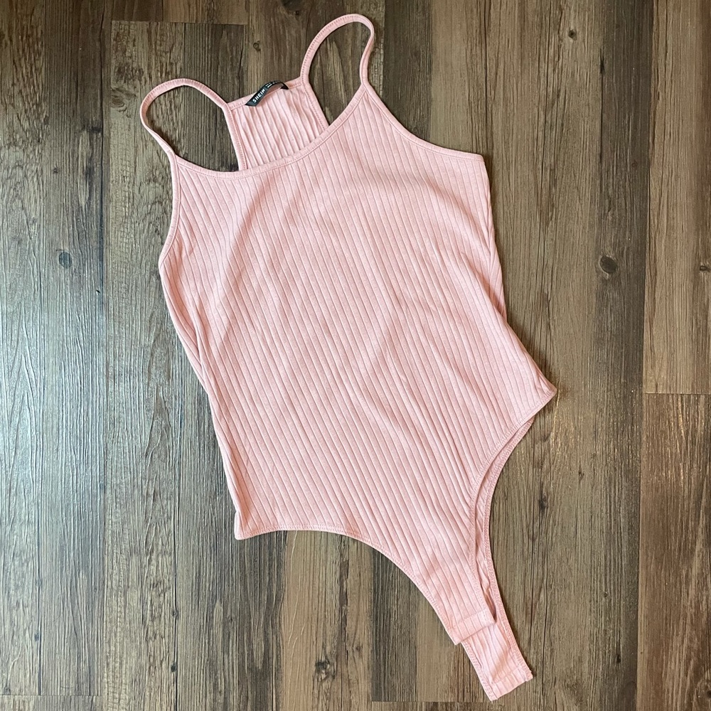 NWOT Pink tank bodysuit! 💖
